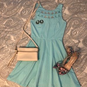 Teal dress